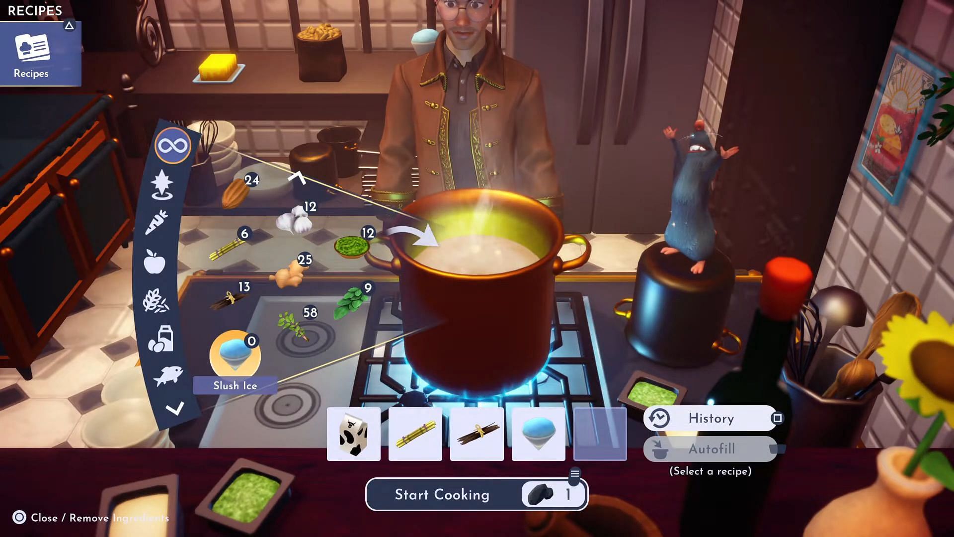 Head to the cooking station (Image via Gameloft)