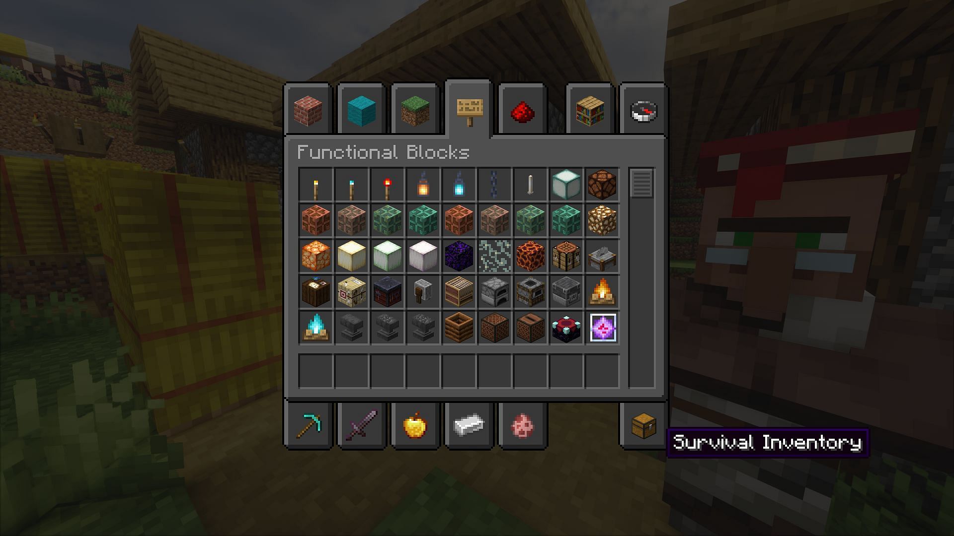 Take care of your eyes with Default Dark Mode resource pack (Image via Mojang &amp; nebulr)