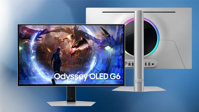 Save $200 on the 27-inch Samsung Odyssey G6 gaming monitor during the New Year Sale