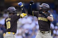 Division Series - San Diego Padres v <a href='https://www.sportskeeda.com/team/los-angeles-dodgers' target='_blank' rel='noopener noreferrer'>Los Angeles Dodgers</a> - Game 2 - Source: Getty