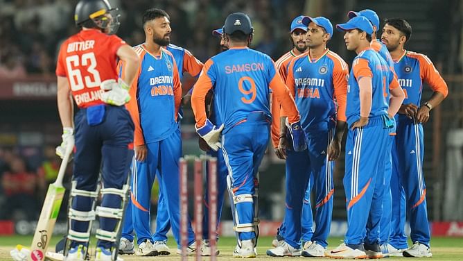 Sanju Samson takes a brilliant catch as Jos Buttler is dismissed for 24 after smart DRS call in IND vs ENG 2025 3rd T20I [Watch]