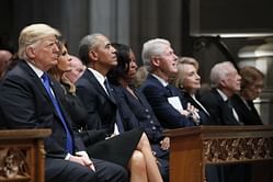 "Lip readers, let's go": Memes erupt as internet reacts to viral video of Obama and Trump sitting, laughing together