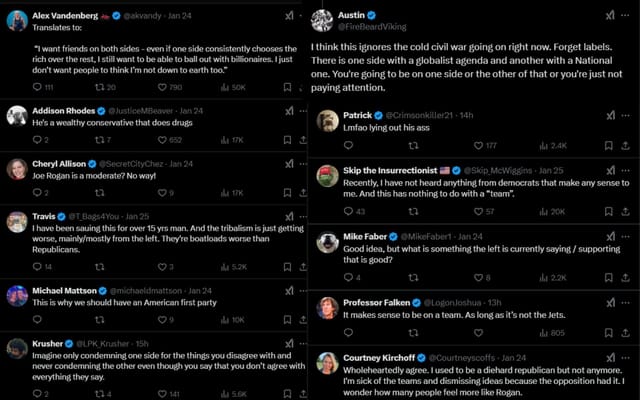 Joe Rogan's apolitical stance after endorsing Donald Trump and ...