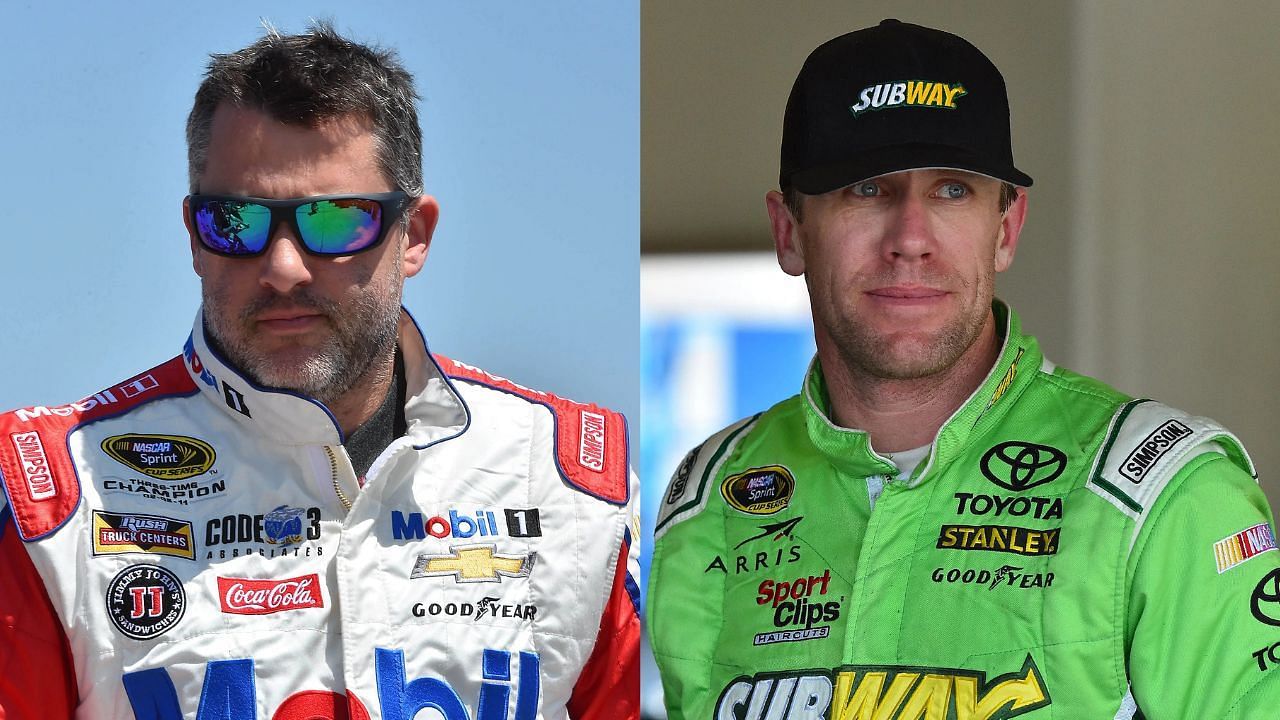 Tony Stewart and Carl Edwards