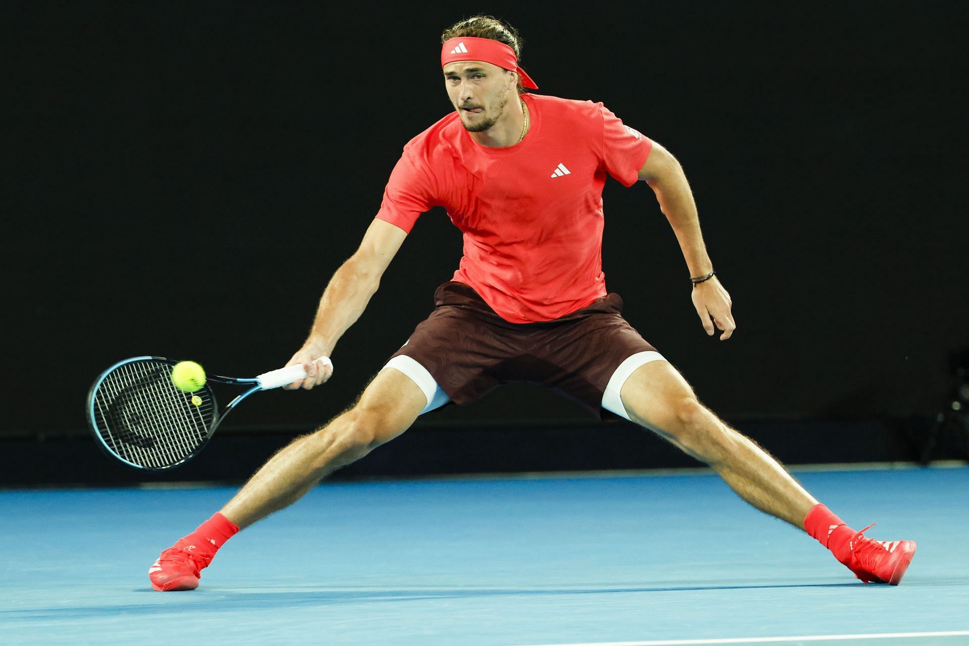 Alexander Zverev at the Australian Open 2025. (Photo: Getty)