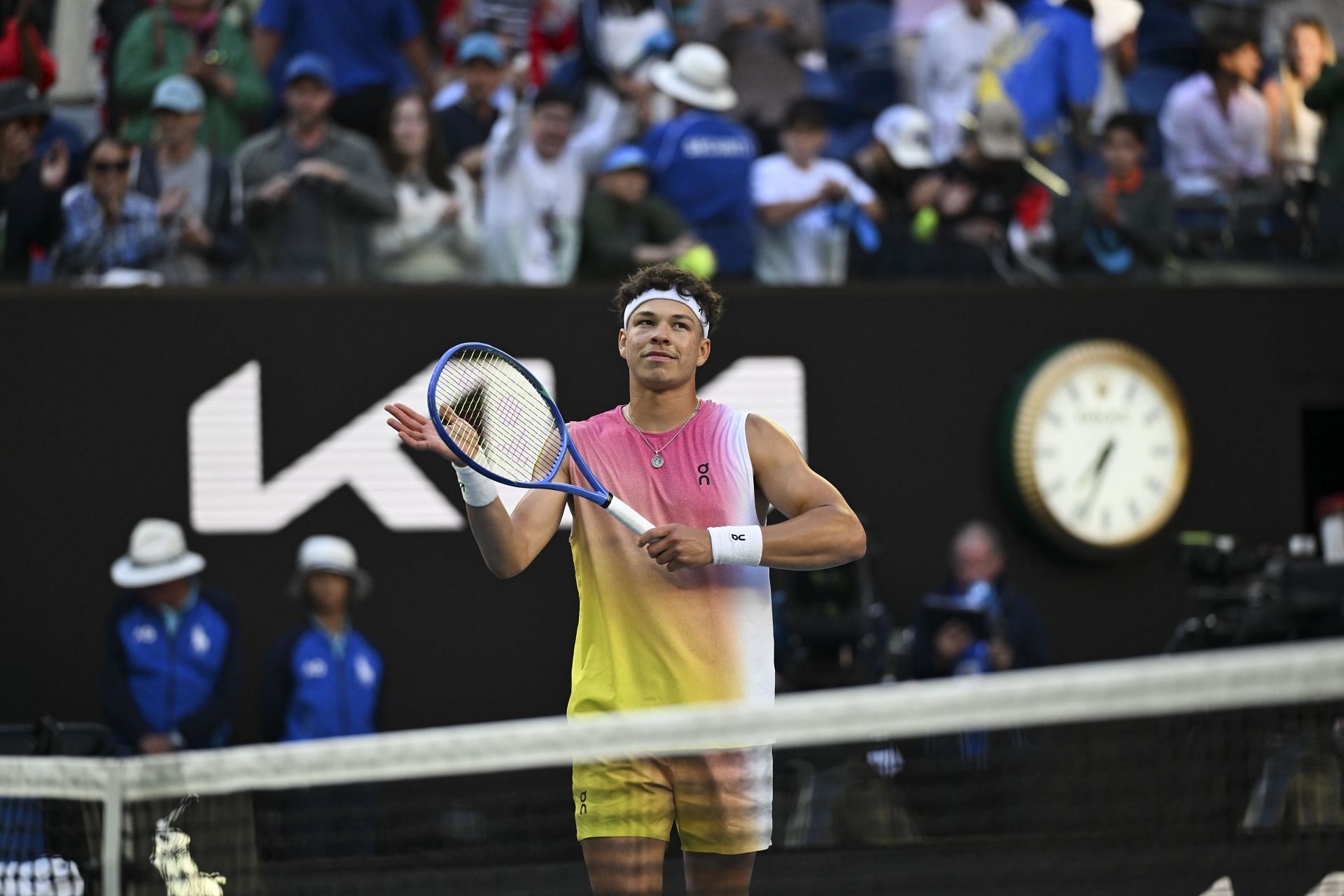 Ben Shelton at the Australian Open 2025. (Photo: Getty)