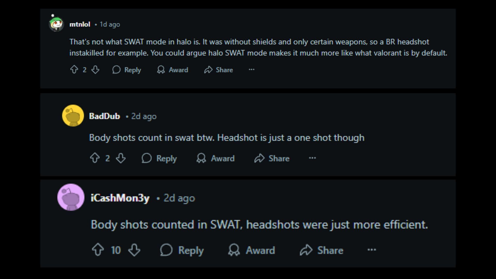 Reddit users discussing about the technicalities of the game mode (Image via Reddit)