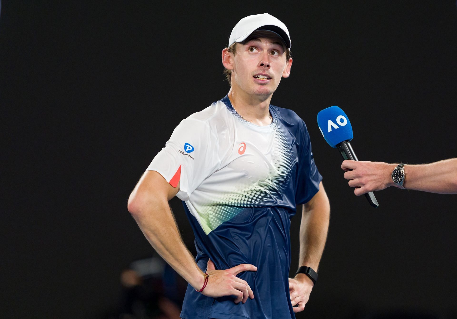 Alex de Minaur at the Australian Open 2025. (Photo: Getty)