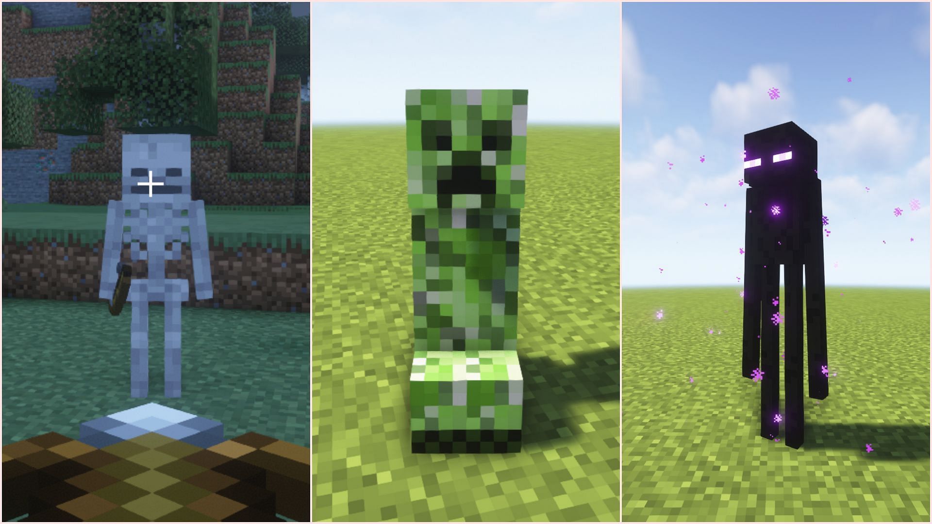 There are many mobs that annoy players early in the game (Image via Mojang Studios)