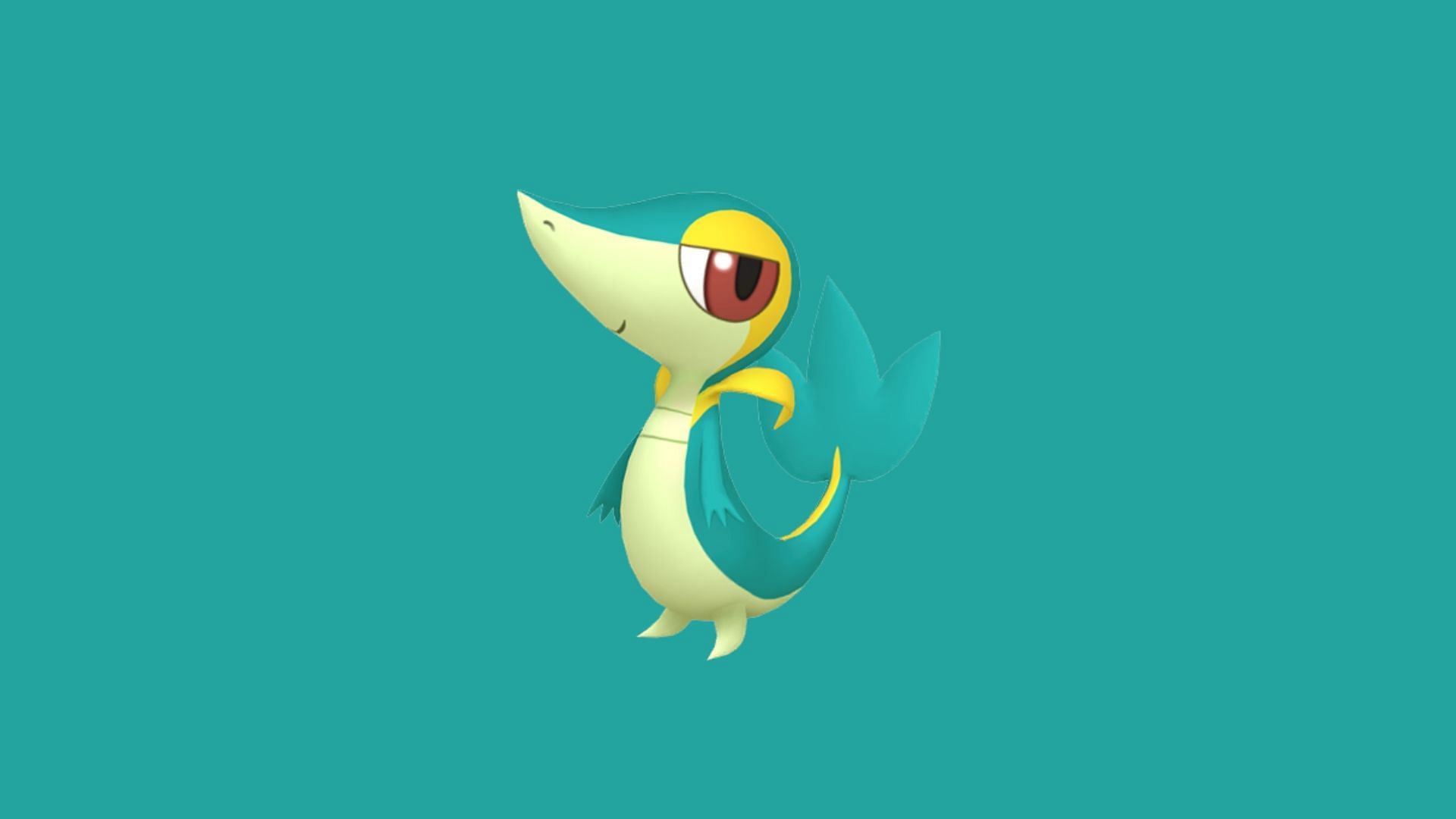 Shiny Snivy (Image via The Pokemon Company)