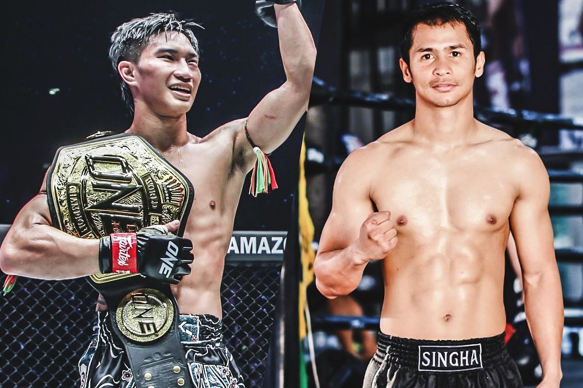 Tawanchai (left) and Superbon (right). [Photos from ONE Championship]