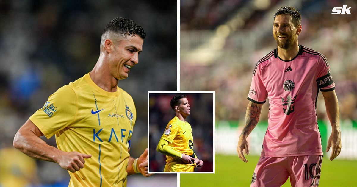 Cristiano Ronaldo, Wojciech Szczesny and Lionel Messi