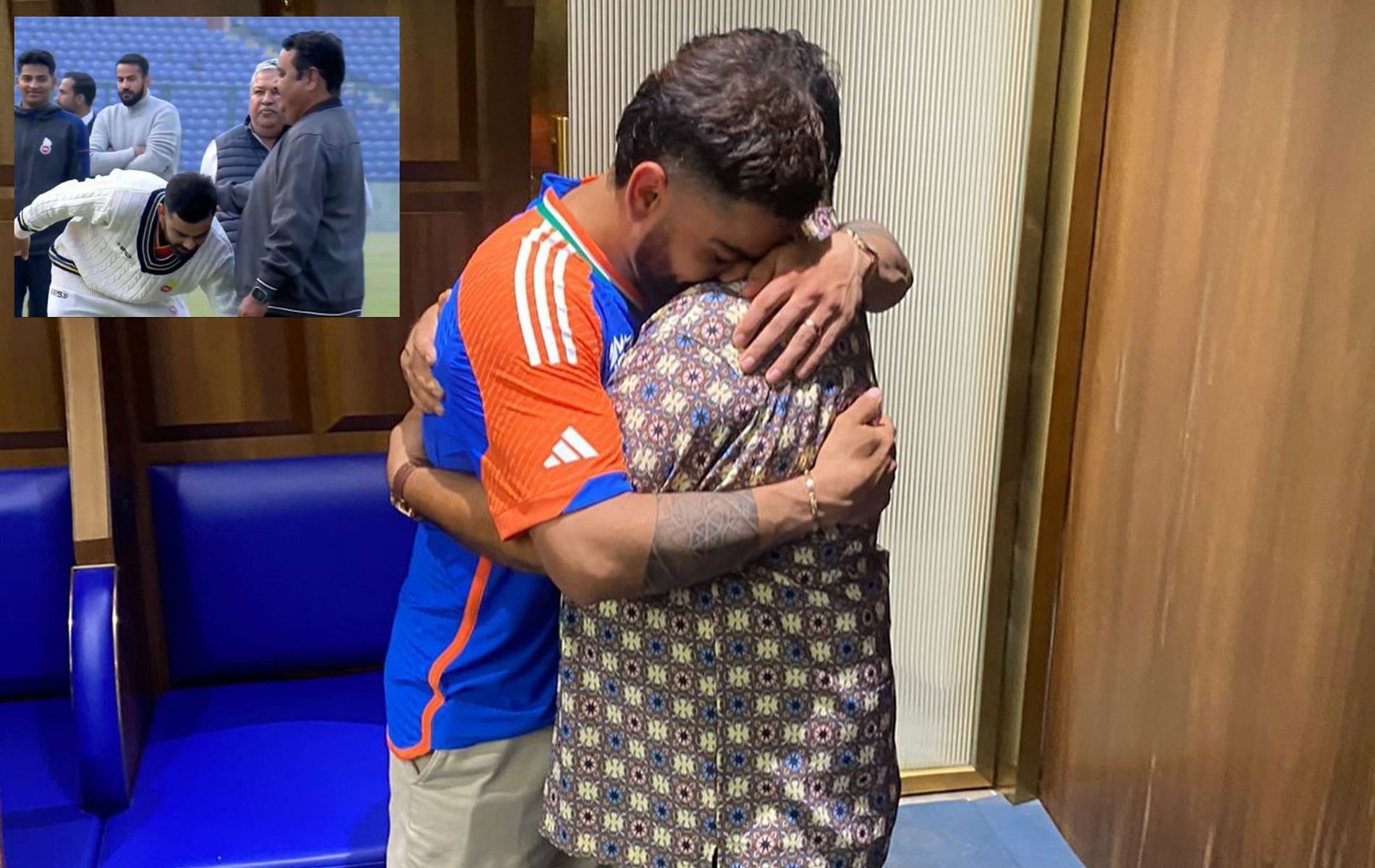 Virat Kohli was felicitated by DDCA on Friday, January 31. (Pics: Instagram/rajkumarcricket/Jio Cinema).
