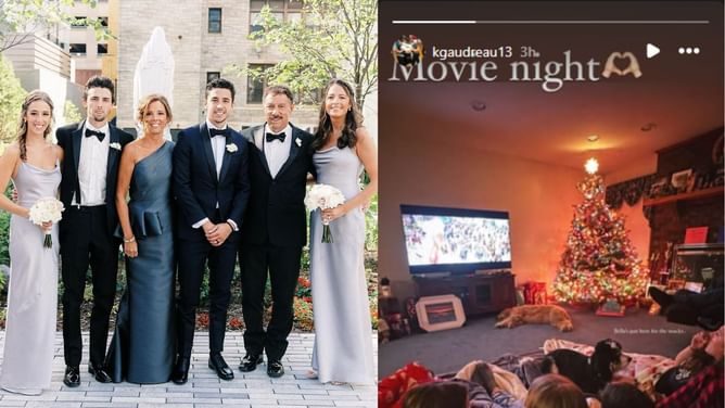 "Movie night": Late NHL star Johnny Gaudreau's parents and sisters spend quality time together