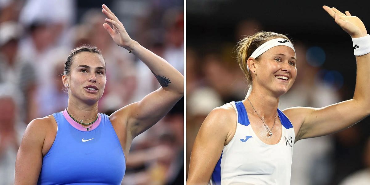 Aryna Sabalenka vs Marie Bouzkova is one of the quarterfinals at the Brisbane International (Image Source: Getty)