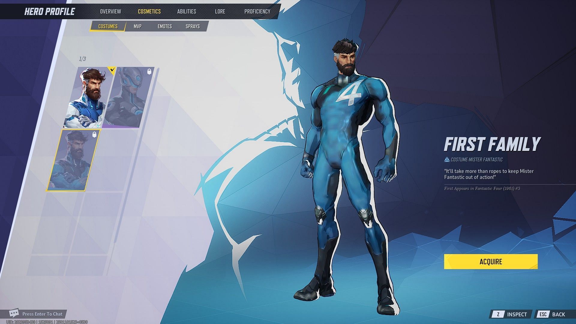 Mr. Fantastic&#039;s First Family skin in Marvel Rivals (Image via NetEase Games)