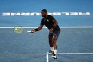 Frances Tiafoe practicing ahead of theAustralian Open (Image Source: Getty)