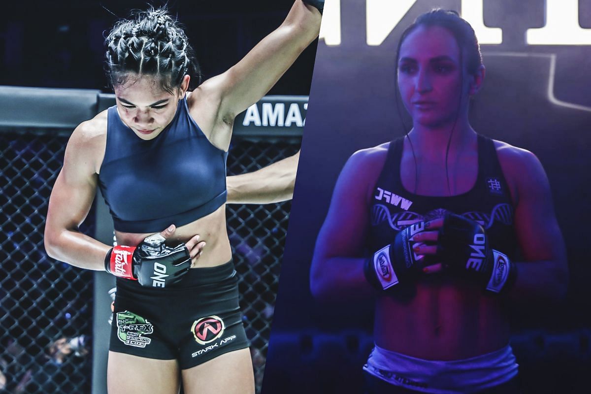 Denice Zamboanga (left) and Alyona Rassohyna (right) | Image credit: ONE Championship