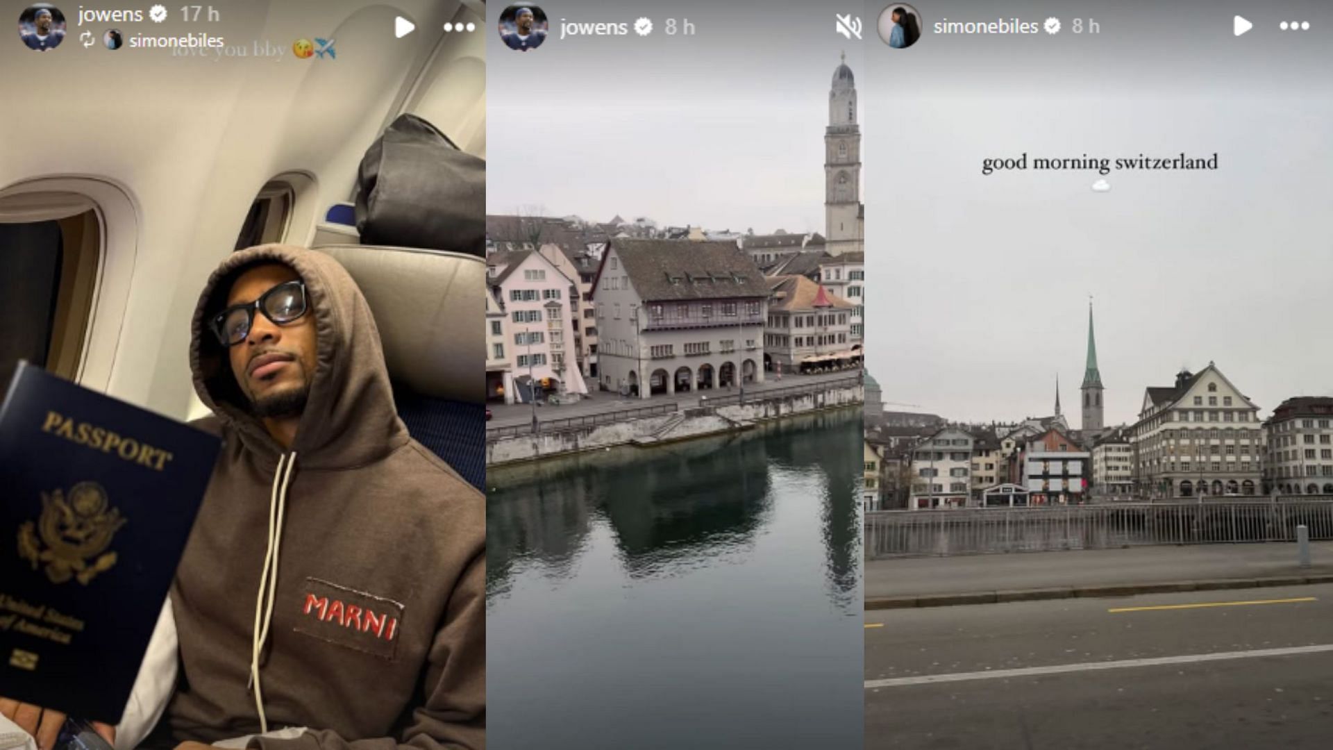 Screengrabs of the Switzerland vacation [Image Source : Instagram]