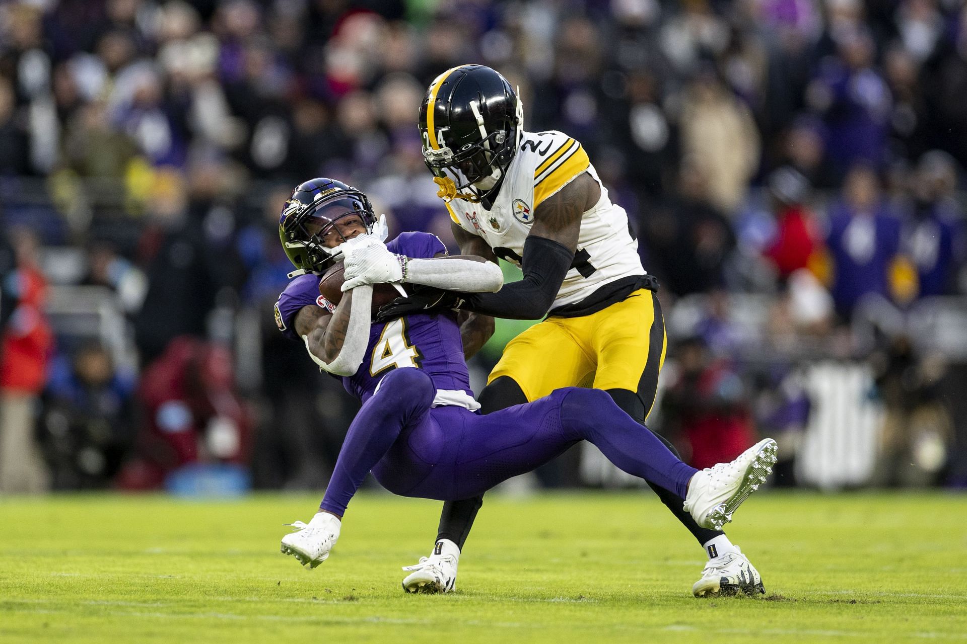 Zay Flowers during Pittsburgh Steelers v Baltimore Ravens - Source: Getty