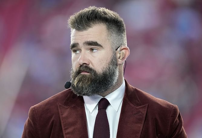 Jason Kelce makes feelings known on Eagles advancing to Super Bowl 59 after dominating 55-23 NFCCG win vs. Commanders