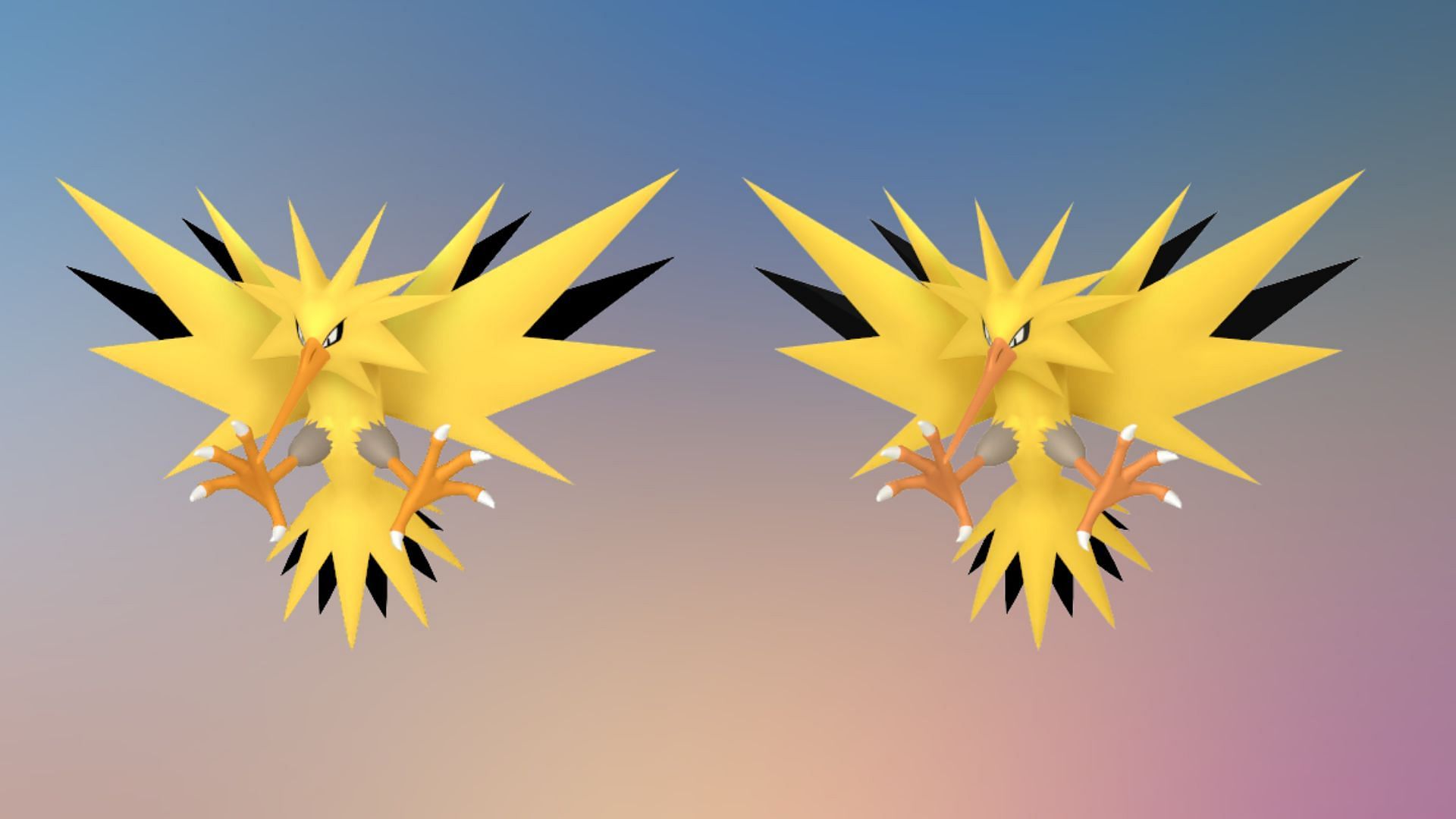 Zapdos shiny comparison (Image via TPC)