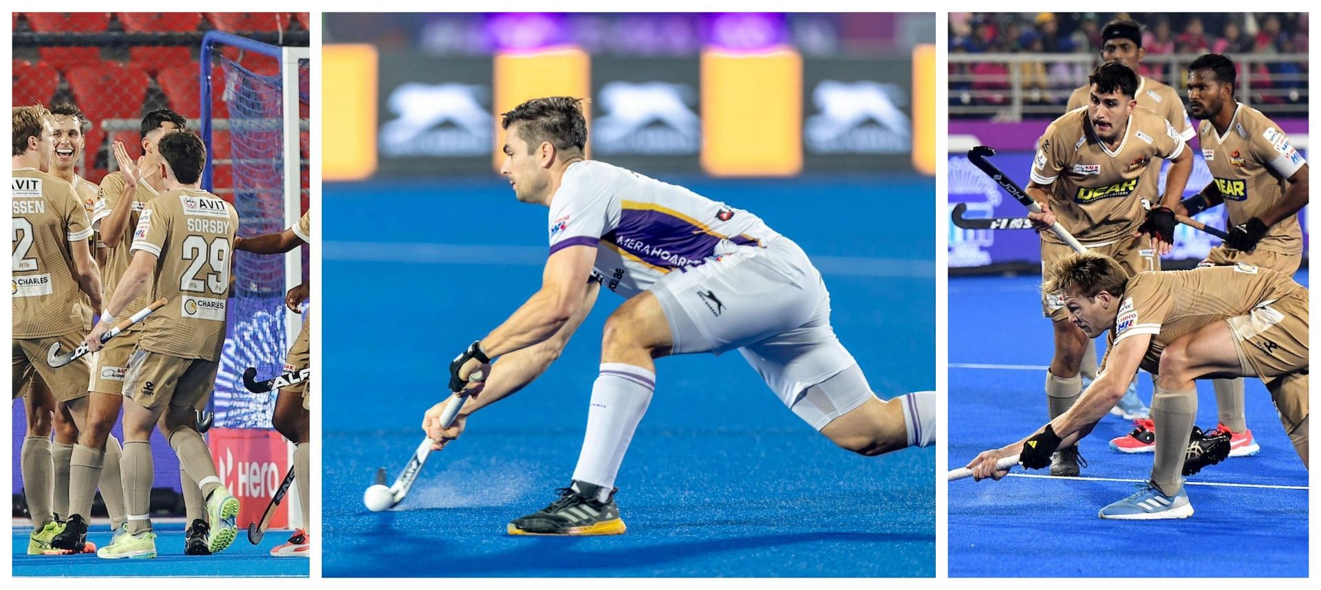 Gonzalo Peillat and Jip Janssen will need to fire from the top of the circle on Thursday - Source:  Hockey India League