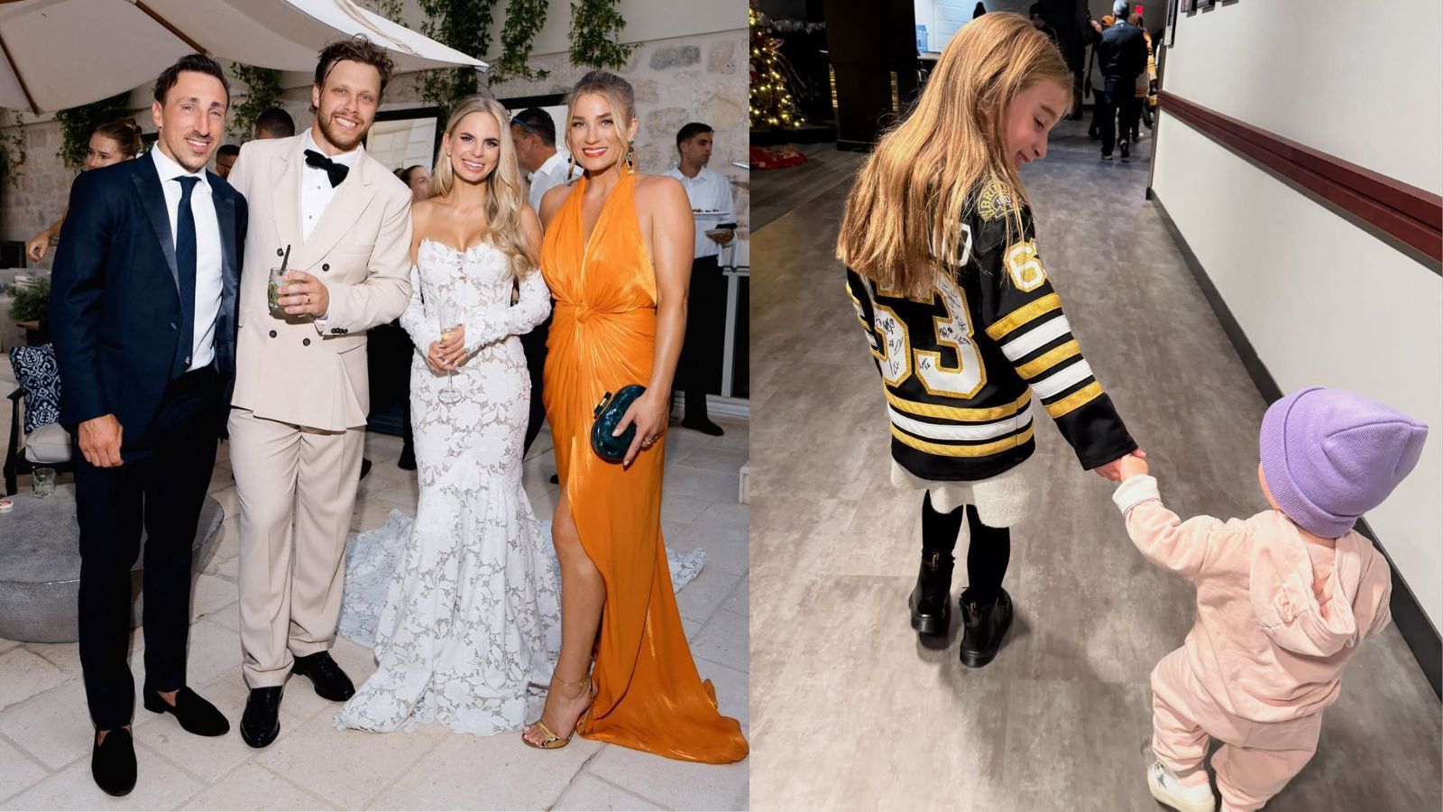 Brad Marchand's wife Katrina Sloane showcases strong bonds with David Pastrnak and his family amid rumored rift