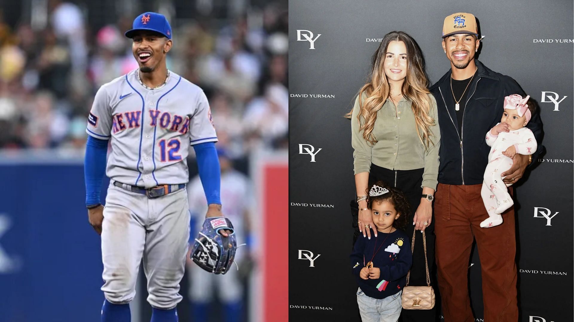 In Photos: Francisco Lindor and Wife Katia Celebrate the New Year at Home with Family and Friends