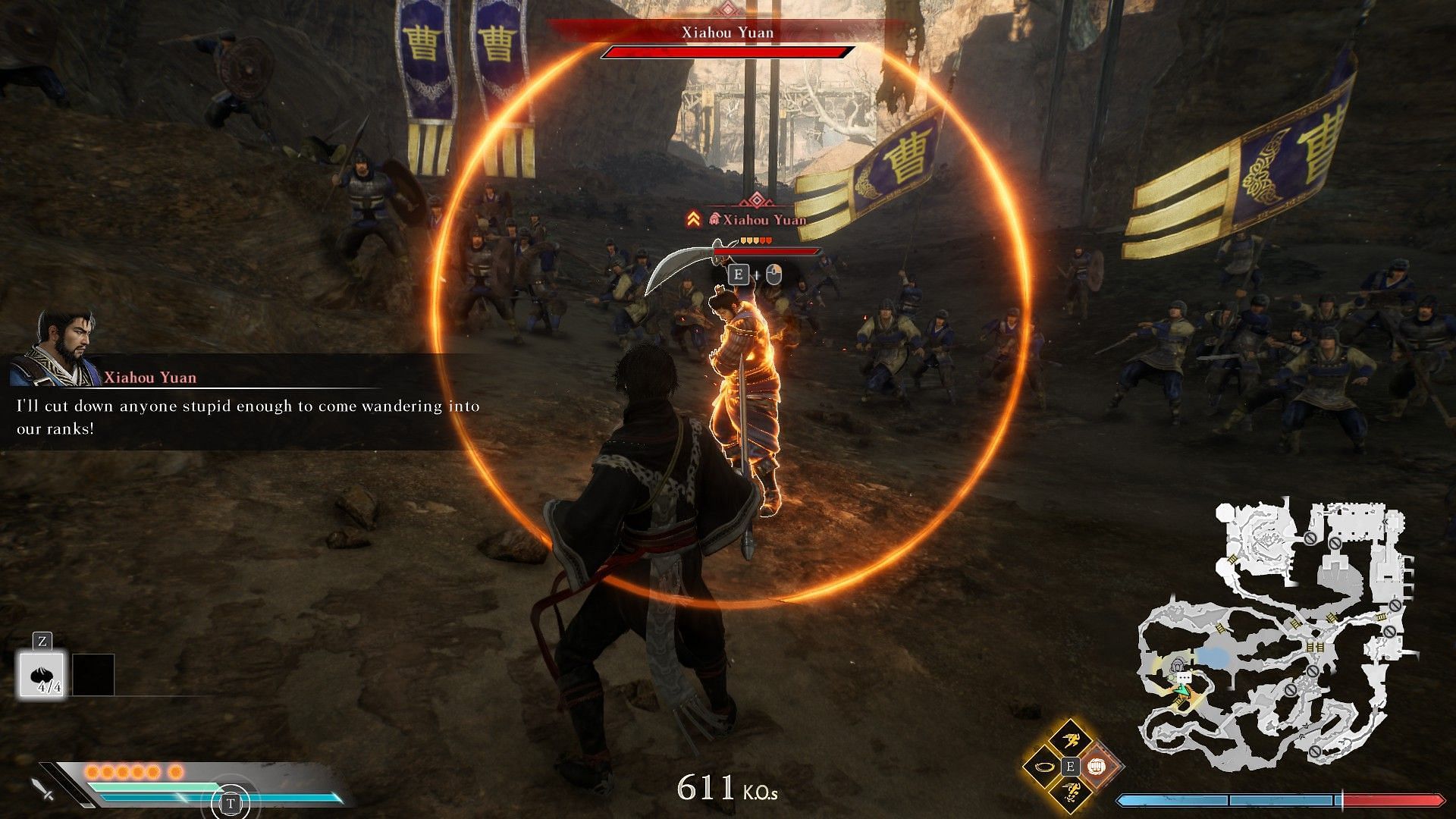 Use Battle Arts to Stagger enemies (Image via KOEI TECMO)