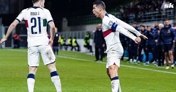 "Literally owns the streets" - Fans react as Cristiano Ronaldo's 'Siu' celebration mimicked by Ohio State wide receiver Jeremiah Smith