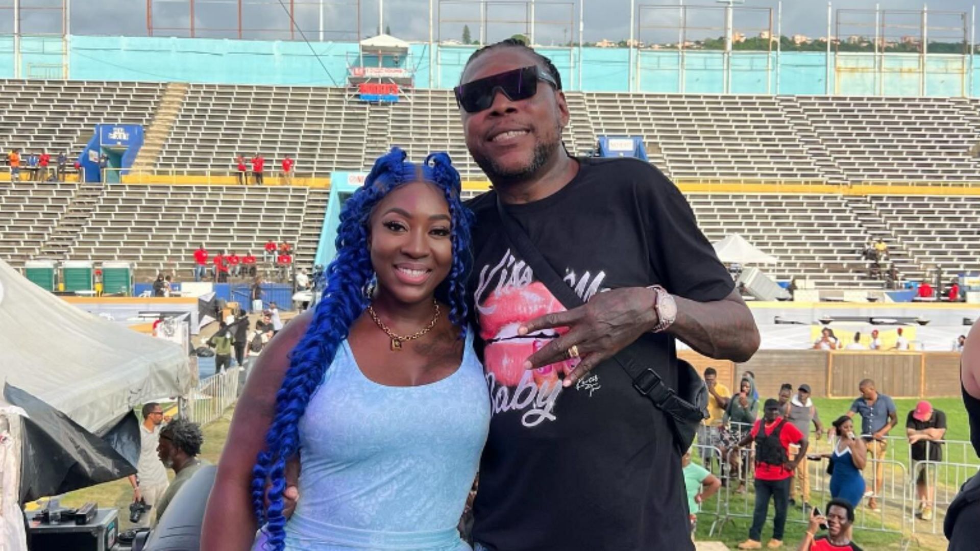 Spice and Vybz Kartel reunited recently at latter