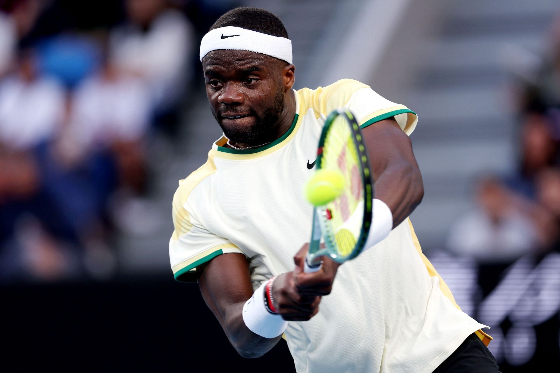 Frances Tiafoe at the 2024 Australian Open [Source: Getty]