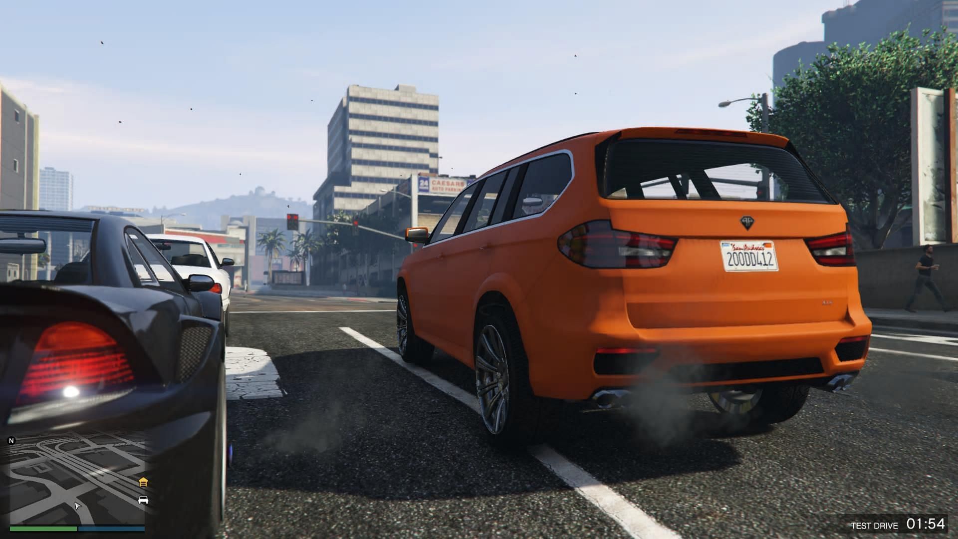 Easy to maneuver even in traffic (Image via Rockstar Games)