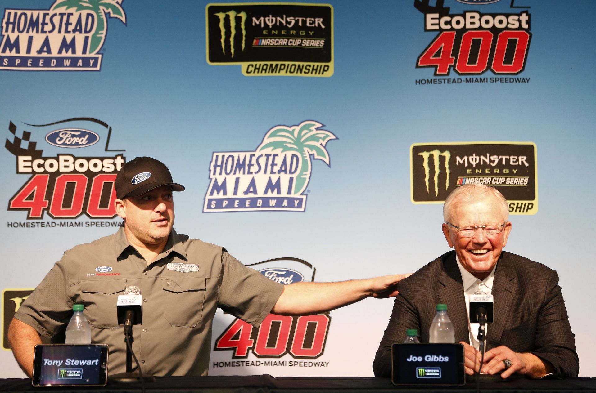 Tony Stewart and Joe Gibbs - Source: Getty