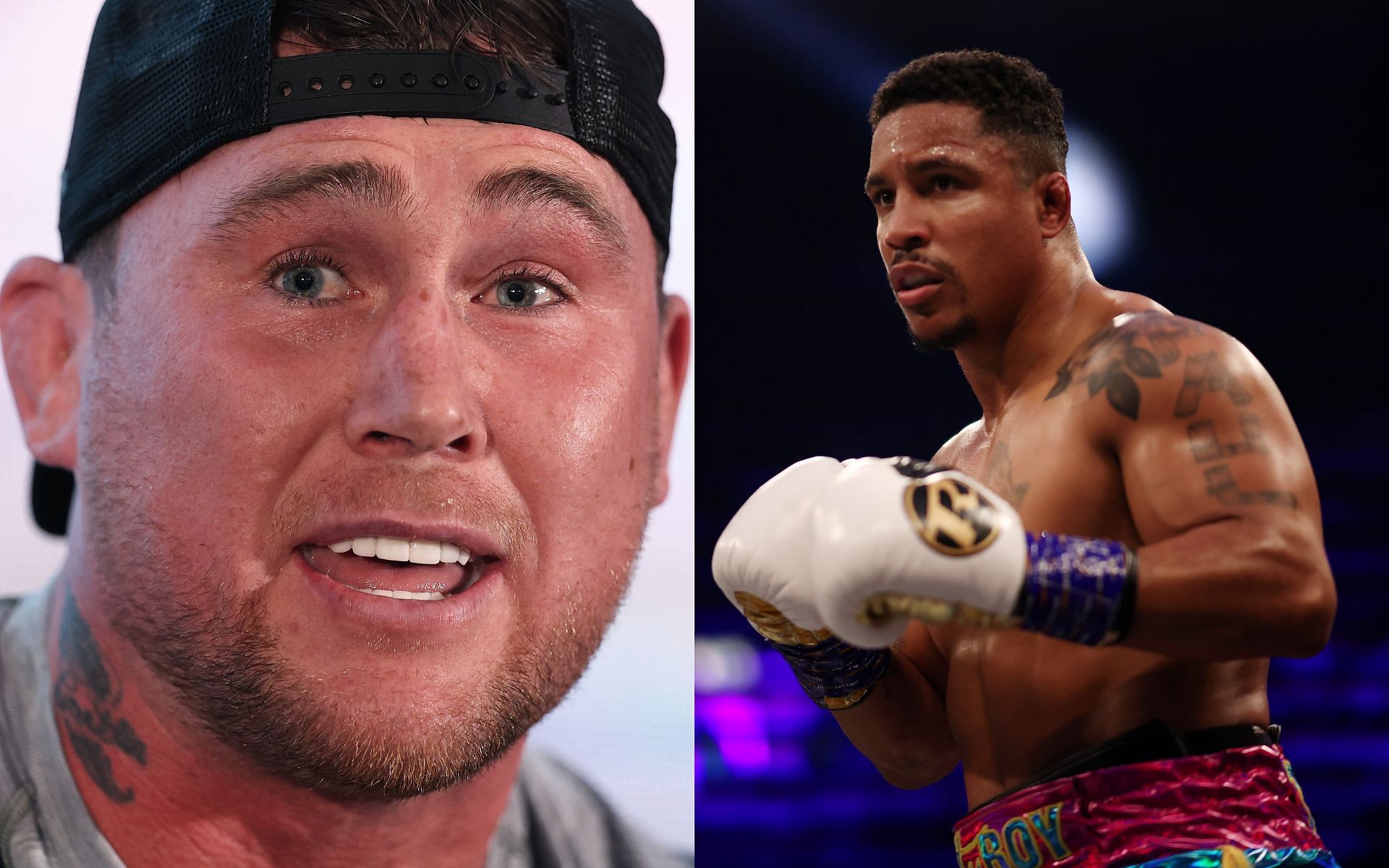 Darren Till (left) will fight Anthony Taylor (right) in a Misfits boxing event [Images courtesy: Getty Images]