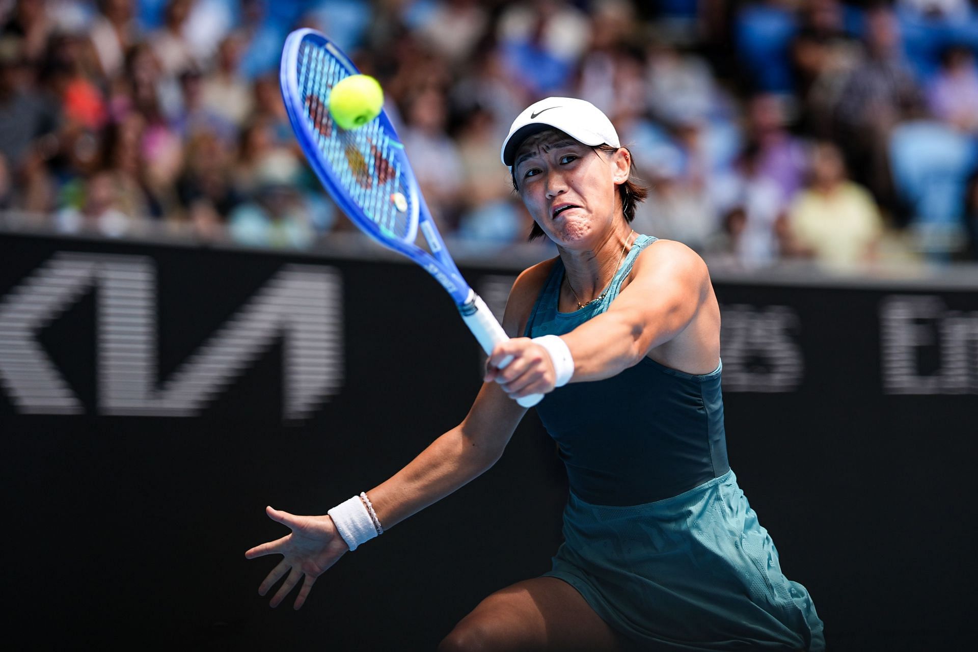 Wang Xiyu at the Australian Open 2025. (Photo: Getty)