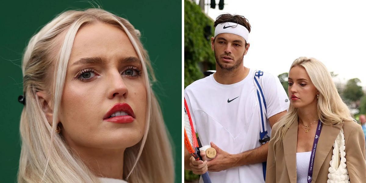 Morgan Riddle (left), Taylor Fritz and Morgan Riddle (right), Sources: Getty