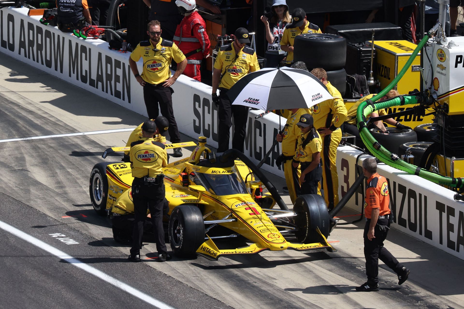 AUTO: MAY 24 - Scott McLaughlin at the NTT IndyCar Series&#039; Indianapolis 500 Carb Day - Source: Getty