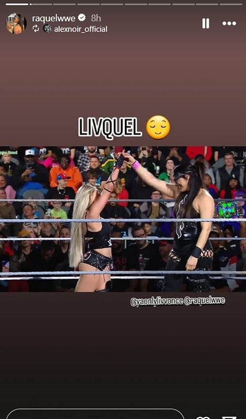 Liv Morgan's team has a name (Source: Raquel Rodriguez' IG story)