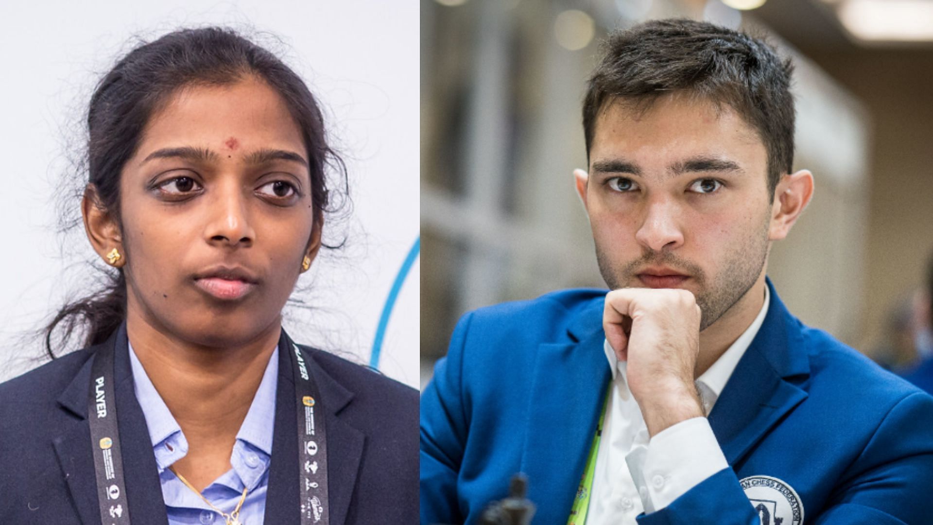 Tata Steel Chess 2025: Uzbek GM Nodirbek Yakubboev issues apology after refusing to shake hands with Indian GM R. Vaishali (Images via FIDE)