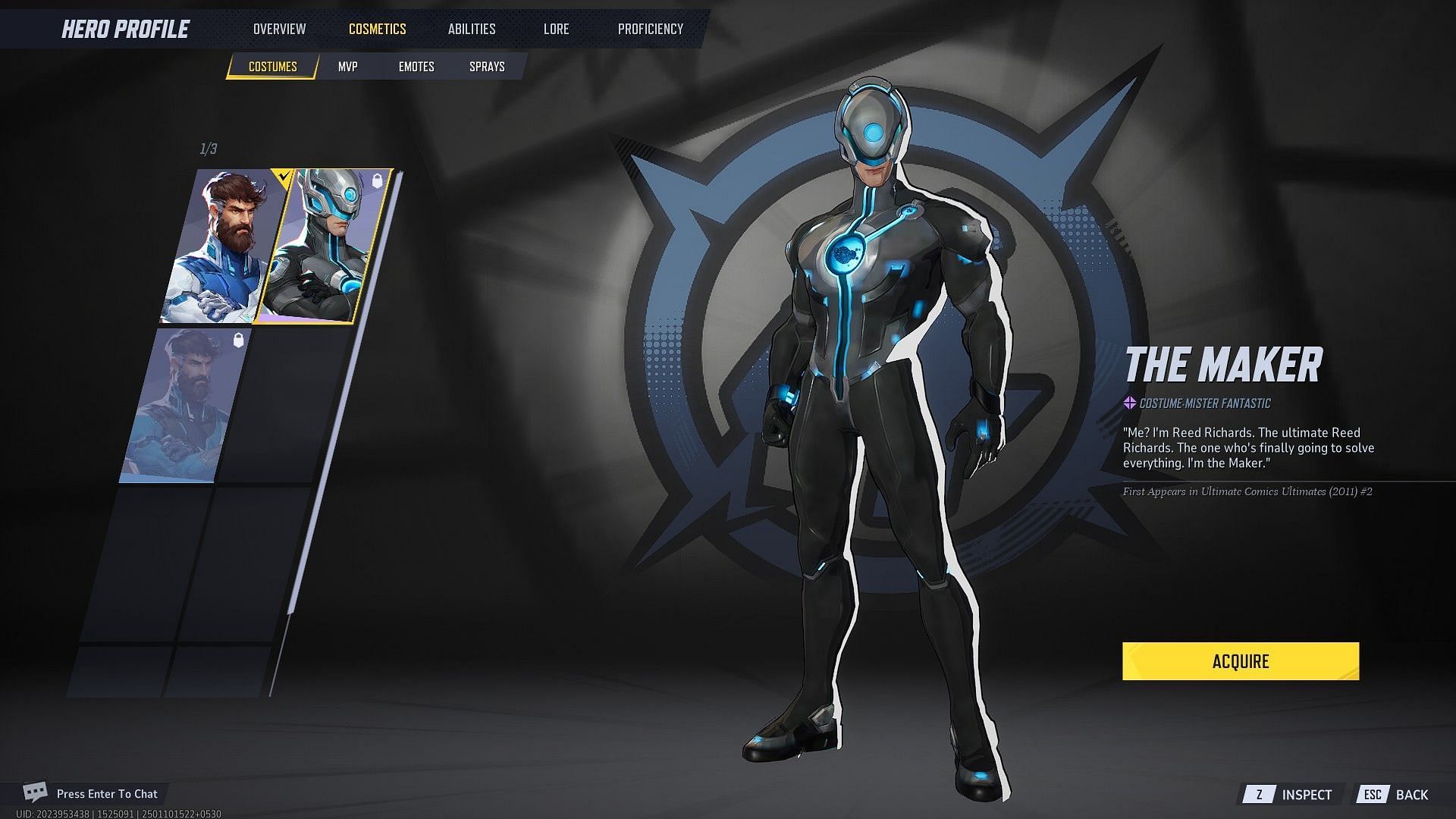 Mr. Fantastic&#039;s The Maker skin in Marvel Rivals (Image via NetEase Games)