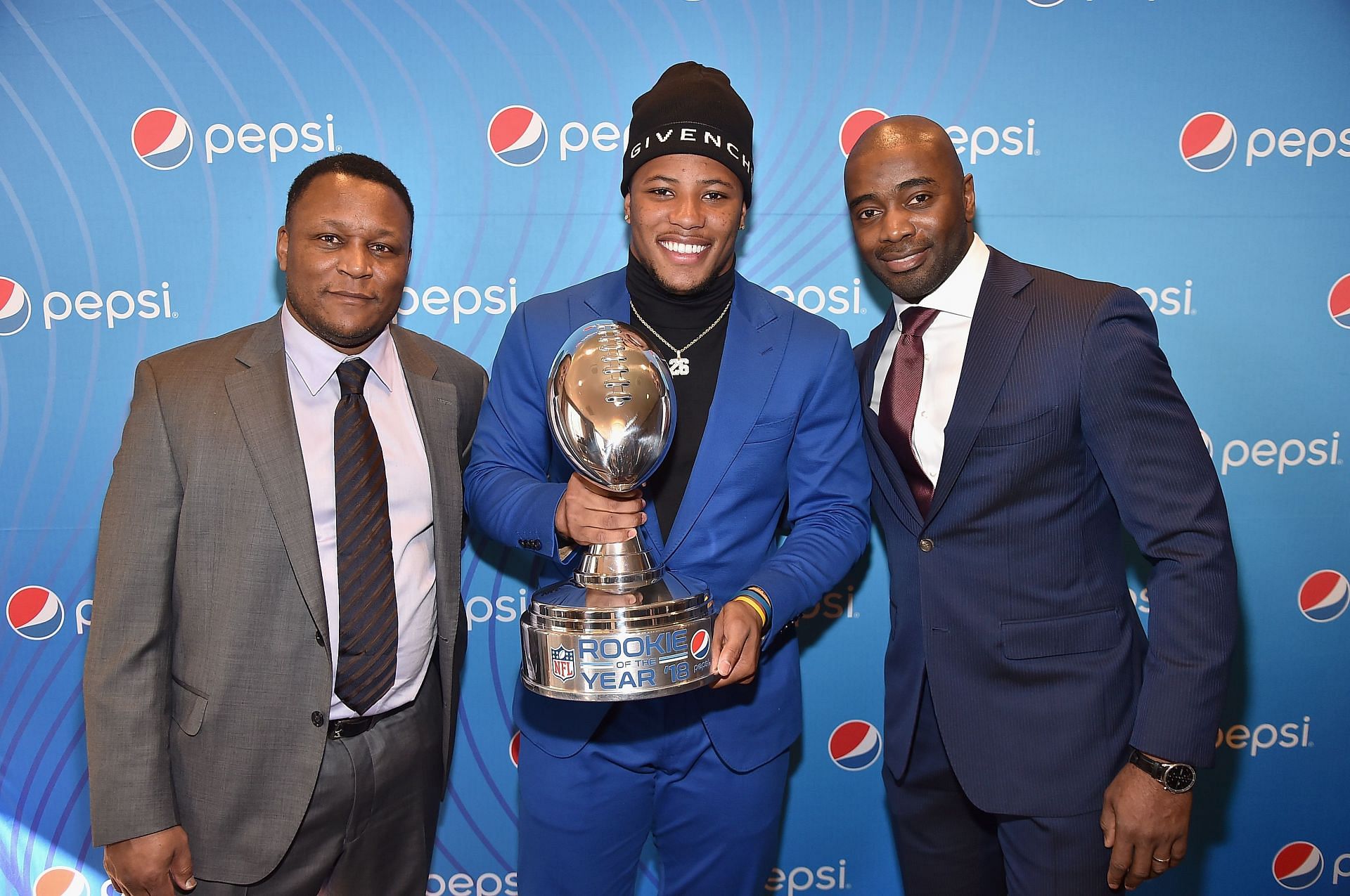 Pepsi Rookie Brunch Celebrating Saquon Barkley As 2018 Pepsi NFL Rookie Of The Year - Source: Getty