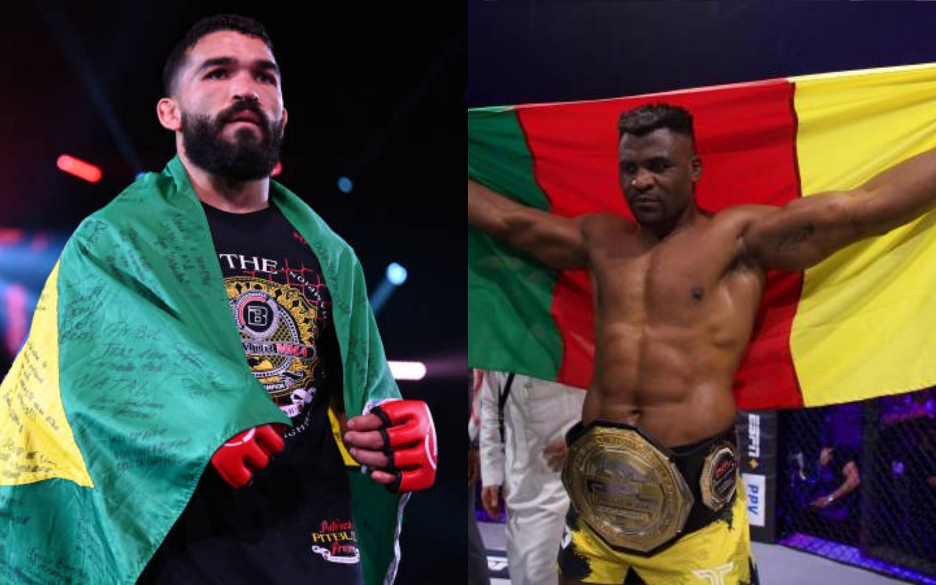 Patricio Pitbull (left) calls out Francis Ngannou (right) [Image credits: Getty Images]