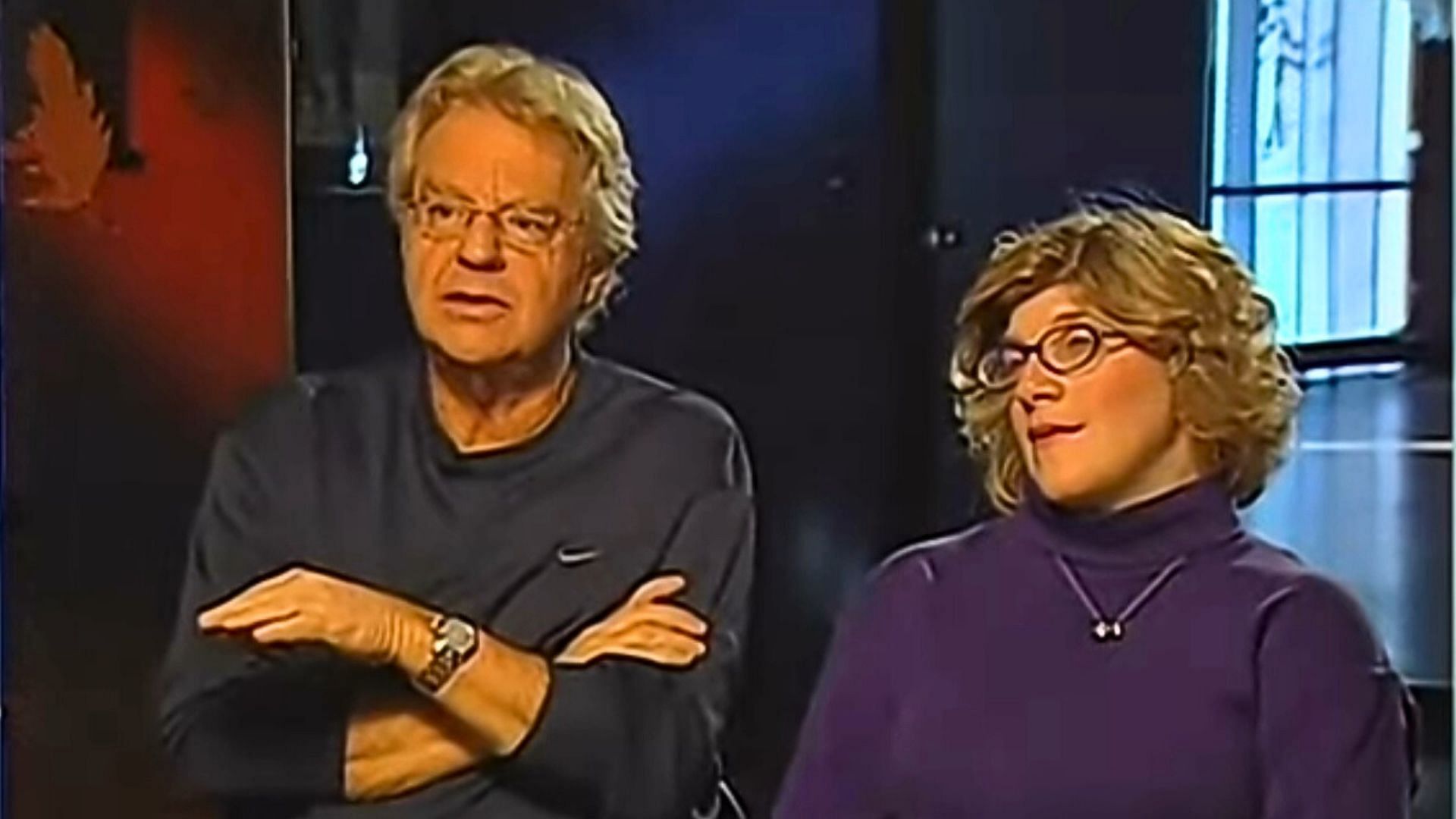 Jerry and Katie Springer  (Image via Access Hollywood Youtube)