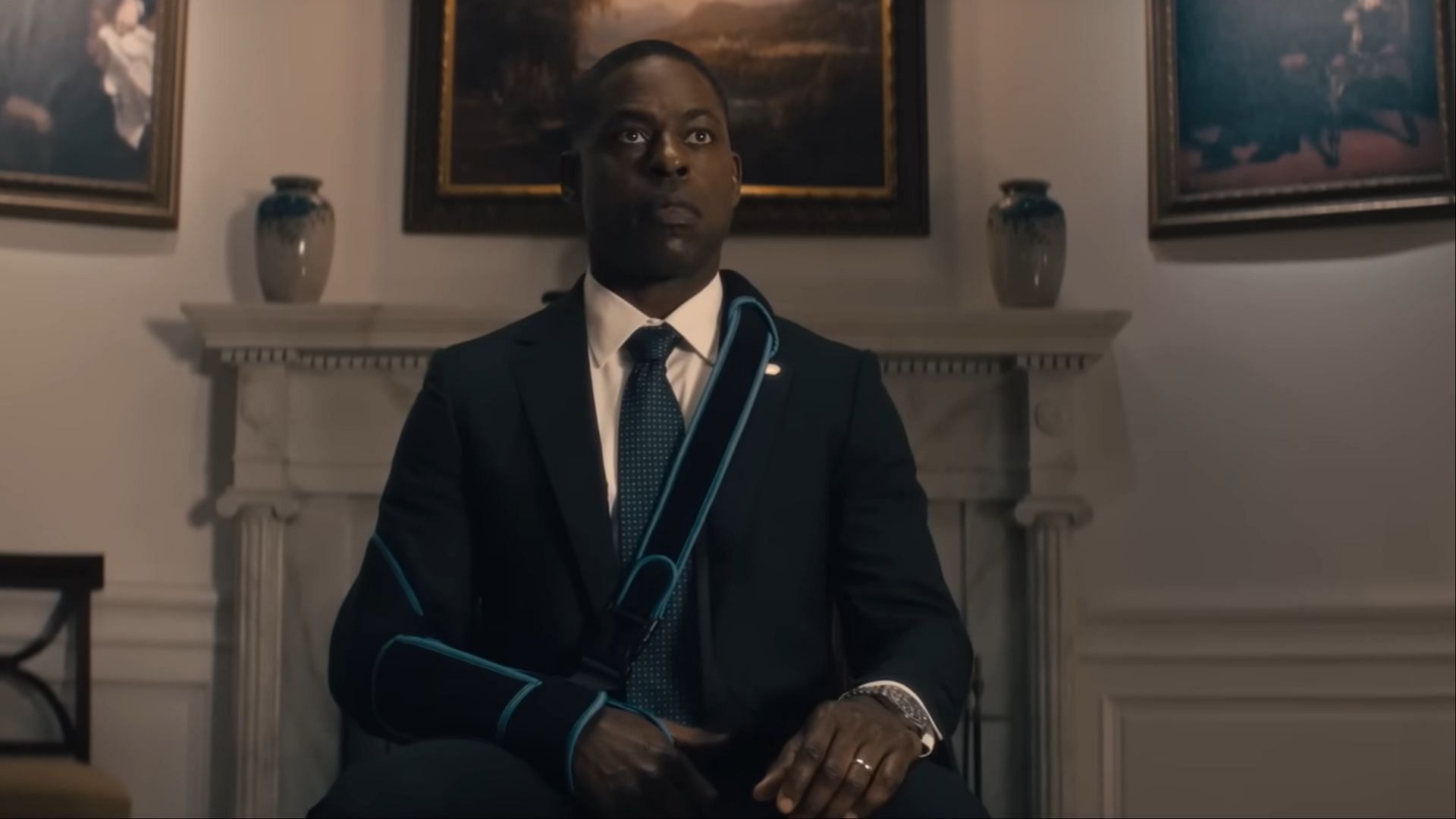 Sterling K. Brown as Agent Xavier Collins Paradise (via Hulu/Youtube)