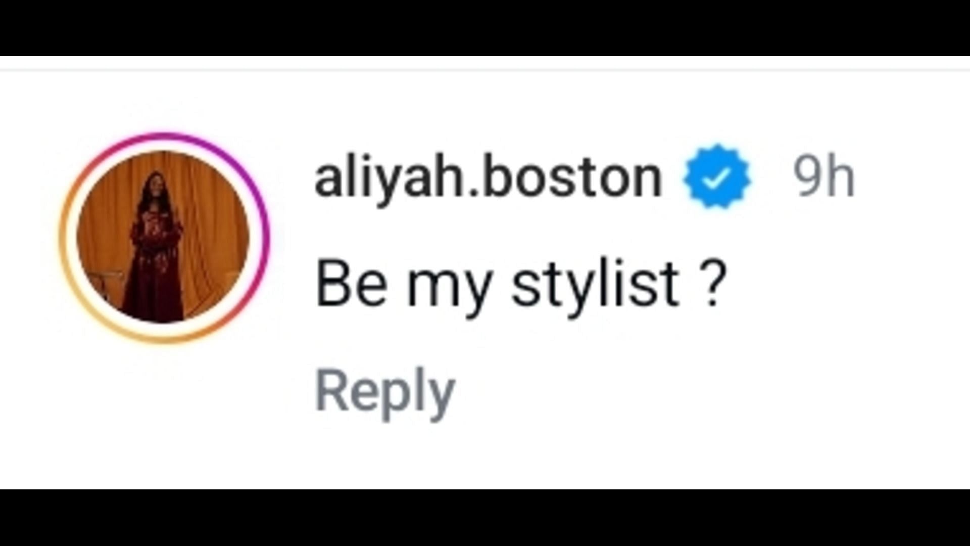 Aliyah Boston asks Bree Hall to be her stylist. Image source: IG.com/breezyhall