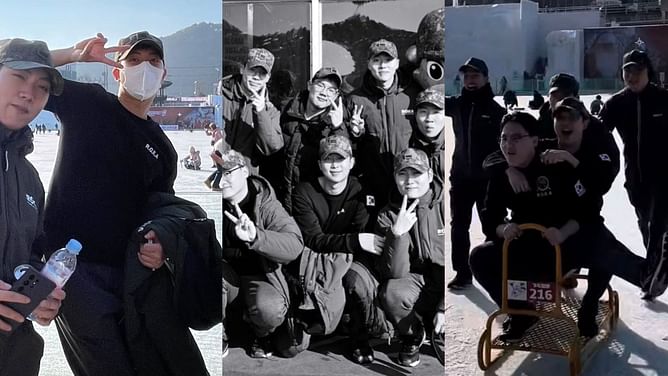 “Life goes on mv playing with mic drop lyrics is diabolical”- Fans hilariously react to BTS’ RM’s karaoke session update with his ROK military friends