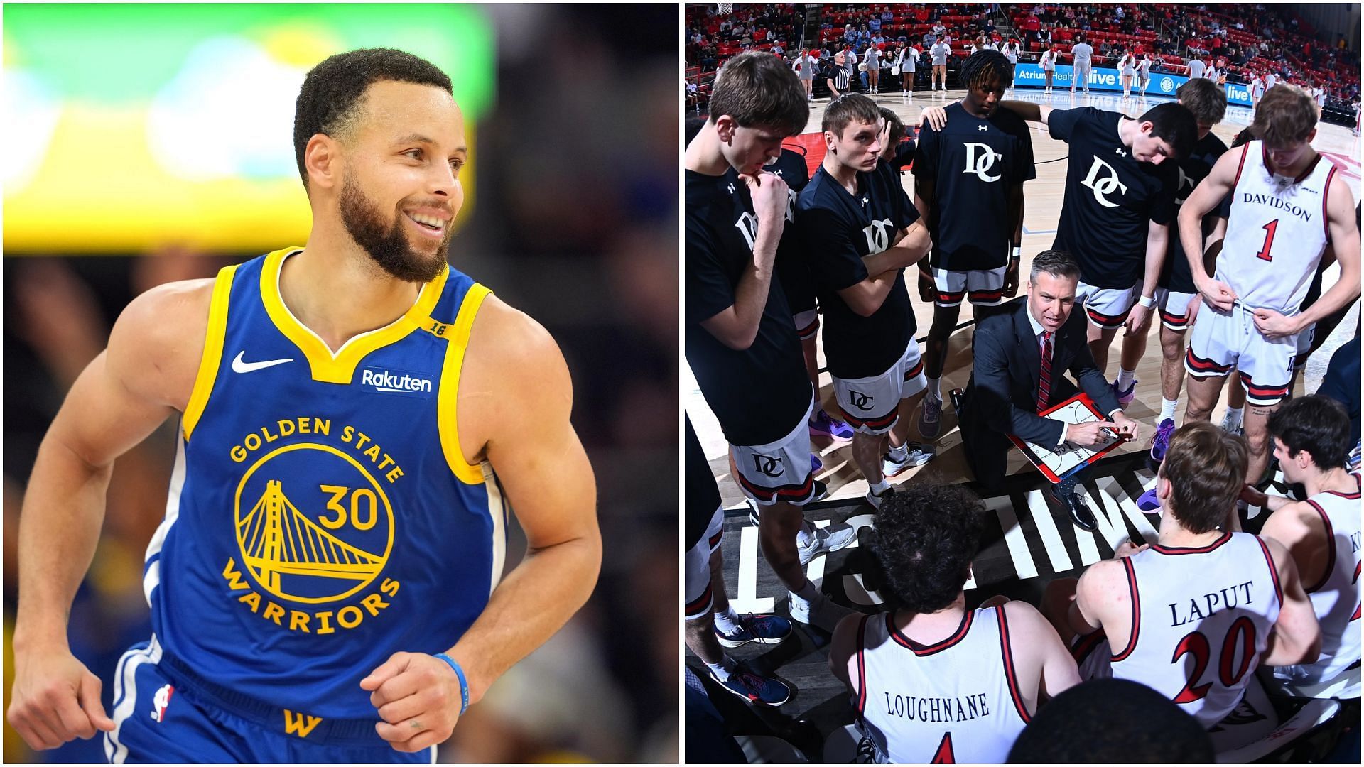 Steph Curry drops 3-word reaction after alma mater Davidson