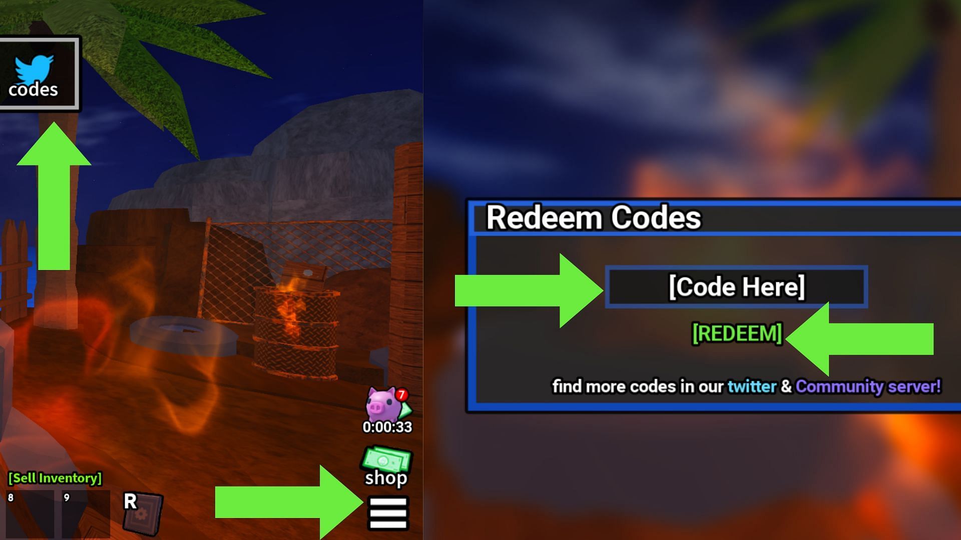 You can easily redeem the active codes for Dig It to obtain free Doolars (Image via Roblox)